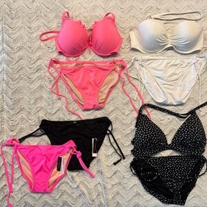 Victoria's Secret Pink Bikini Set with Tie Sides